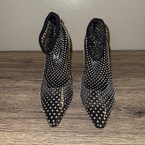 STEVE MADDEN SAPHINA RHINESTONES - RHINESTONES / 6 / 998 / BLCK - Picture 1 of 7